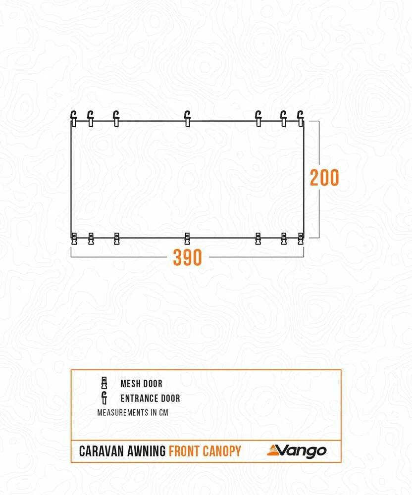 Vango Caravan Awning Side Canopy