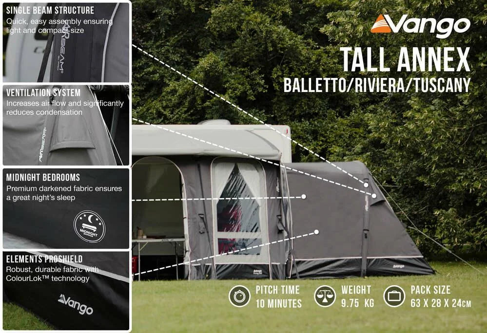 Tall Annex Elements ProShield - Balletto/Riviera/Tuscany